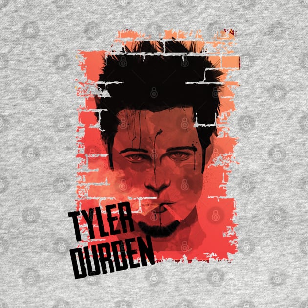 Tyler Durden wall by Finito_Briganti